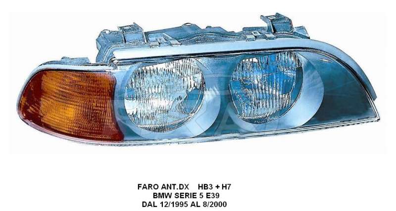 FARO BMW SERIE 5 E39 ANT.DX F/A